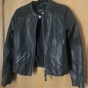 Mackage Lamb Leather Bomber